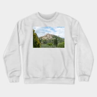 Gordes in Provence-Alpes-Côte d'Azur region in southeastern France Crewneck Sweatshirt